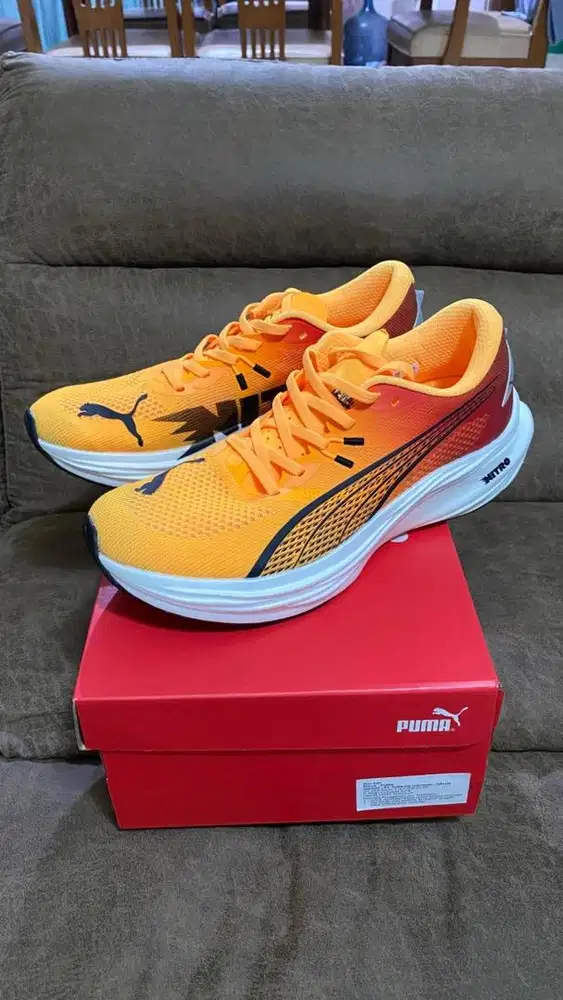 Sepatu Lari Running Shoes Puma Deviate Nitro 3 Second Original Size 42