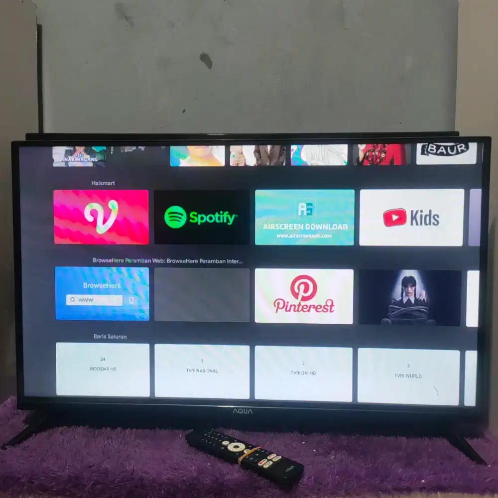 Smart TV Android Digital Merk Aqua 32 Inc