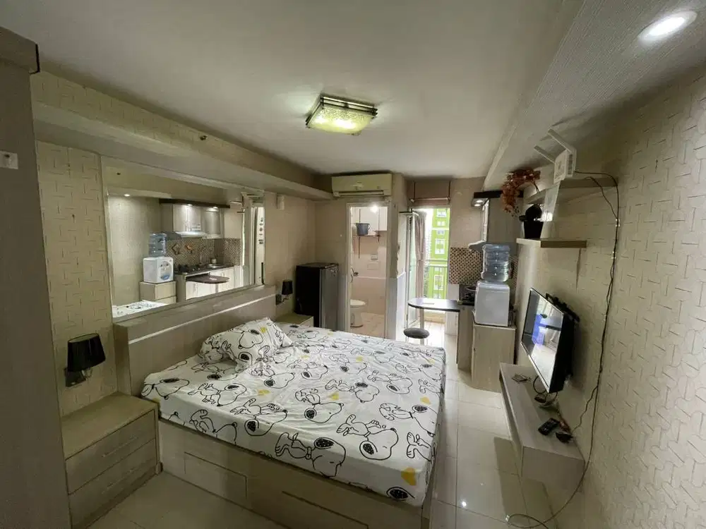 DIJUAL Apartemen Kalibata Tower PALEM Studio Furnished view POOL - SHM