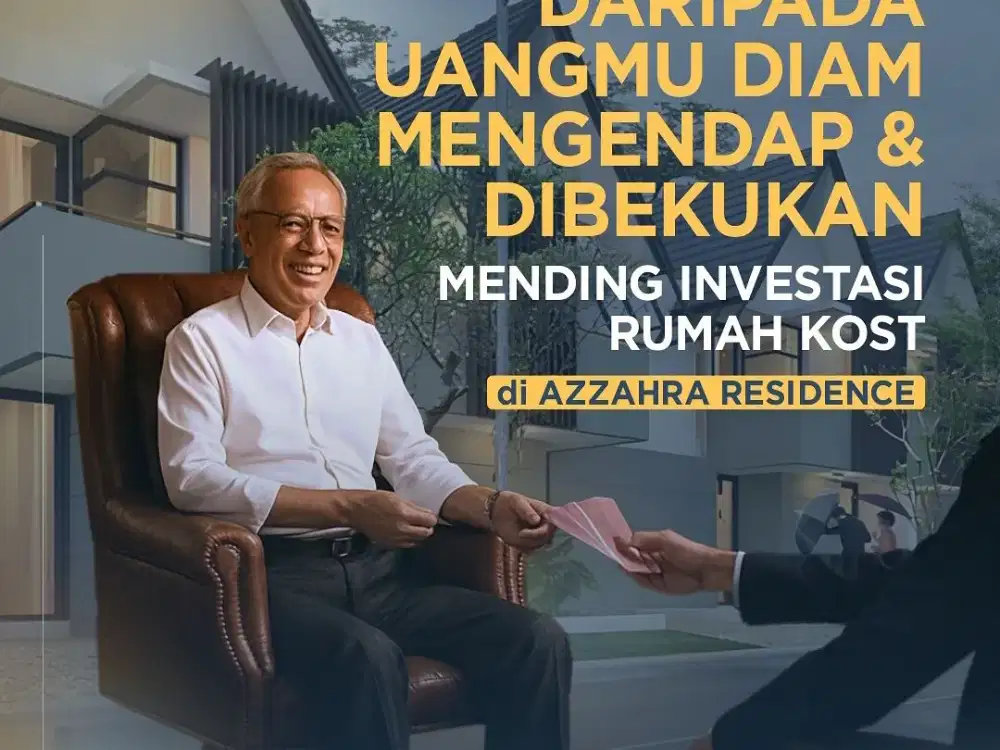 Daripada uang mu mengendap mending Investasi Rumah Kos