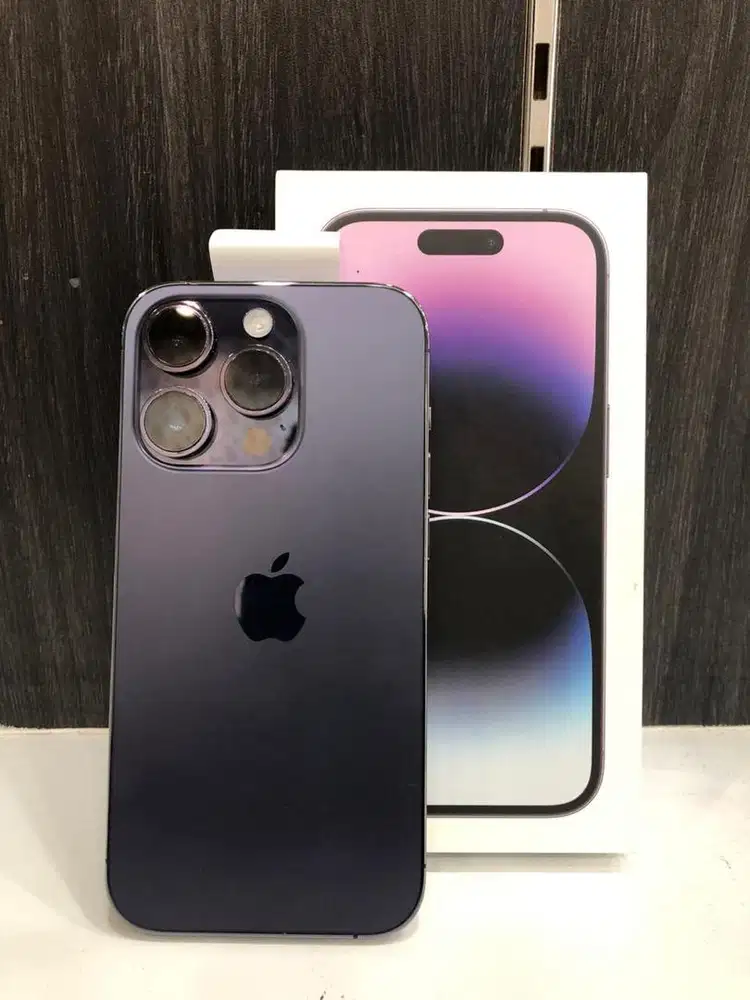 Iphone 14 pro max 128G grs resmi bh88% full set original