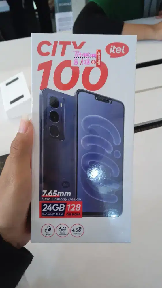 Itel city 100 8/128 NEW