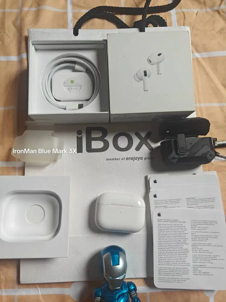 AirPods Pro Gen 2 Type C iBox Resmi Fullset Second Mulus Bersih