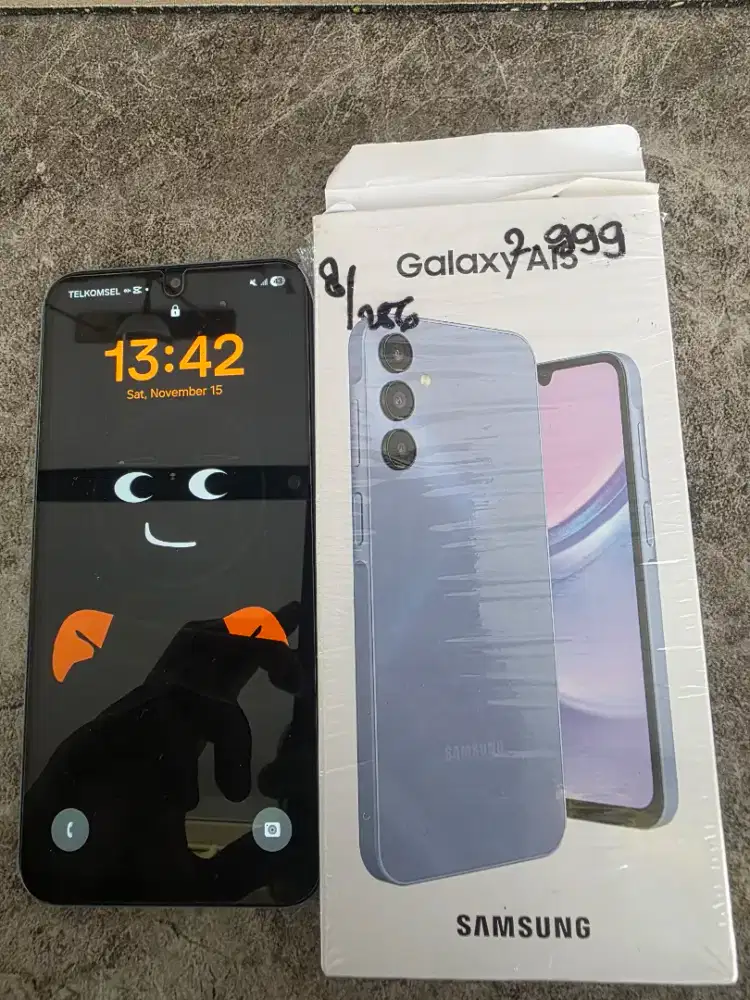 Samsung A15 4G 256gb fulset mulus Garansi Resmi sein