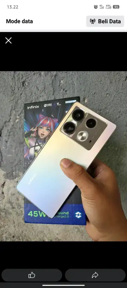 Infinix note 40 fullset