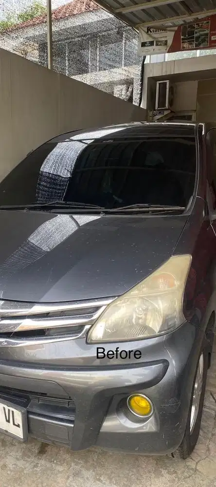 cuci lampu , headlamp restorer , nano burn coating