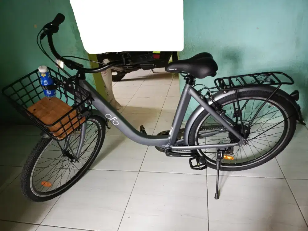 Dijual Sepeda Pacific Ofo Abu-abu, Commuter Bike, Sepeda Keranjang