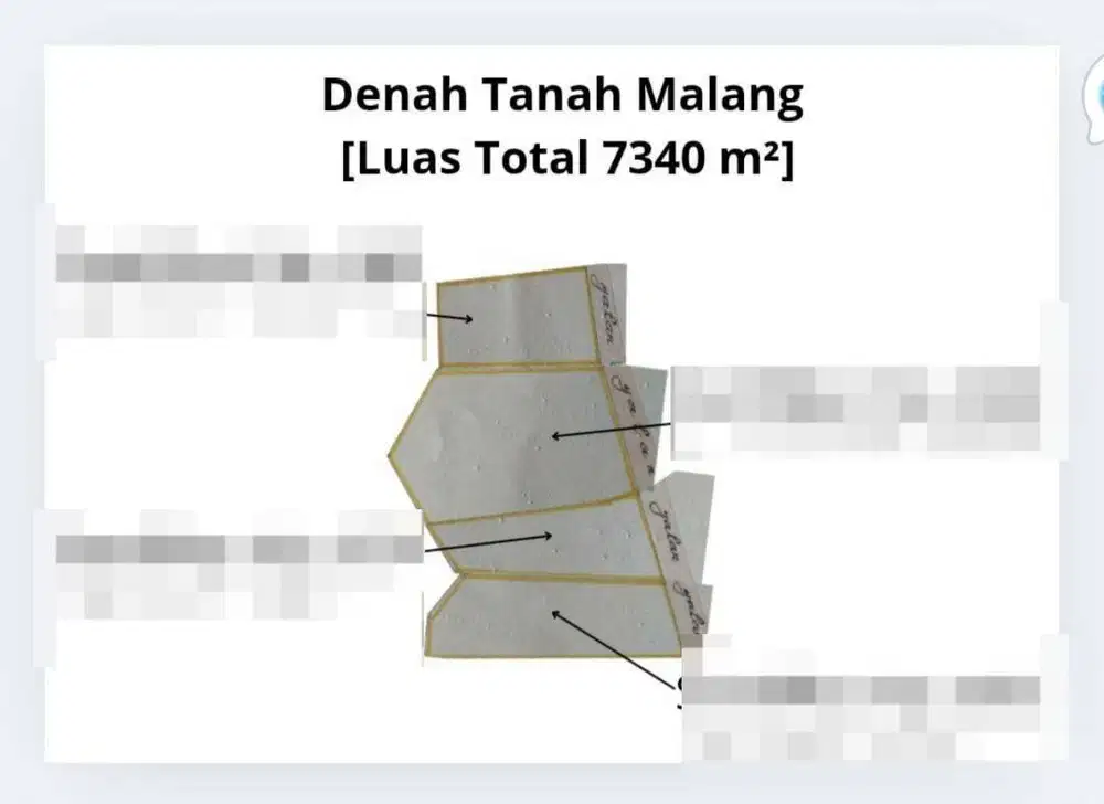 Dijual tanah tanah milik Pribadi tanpa perantara