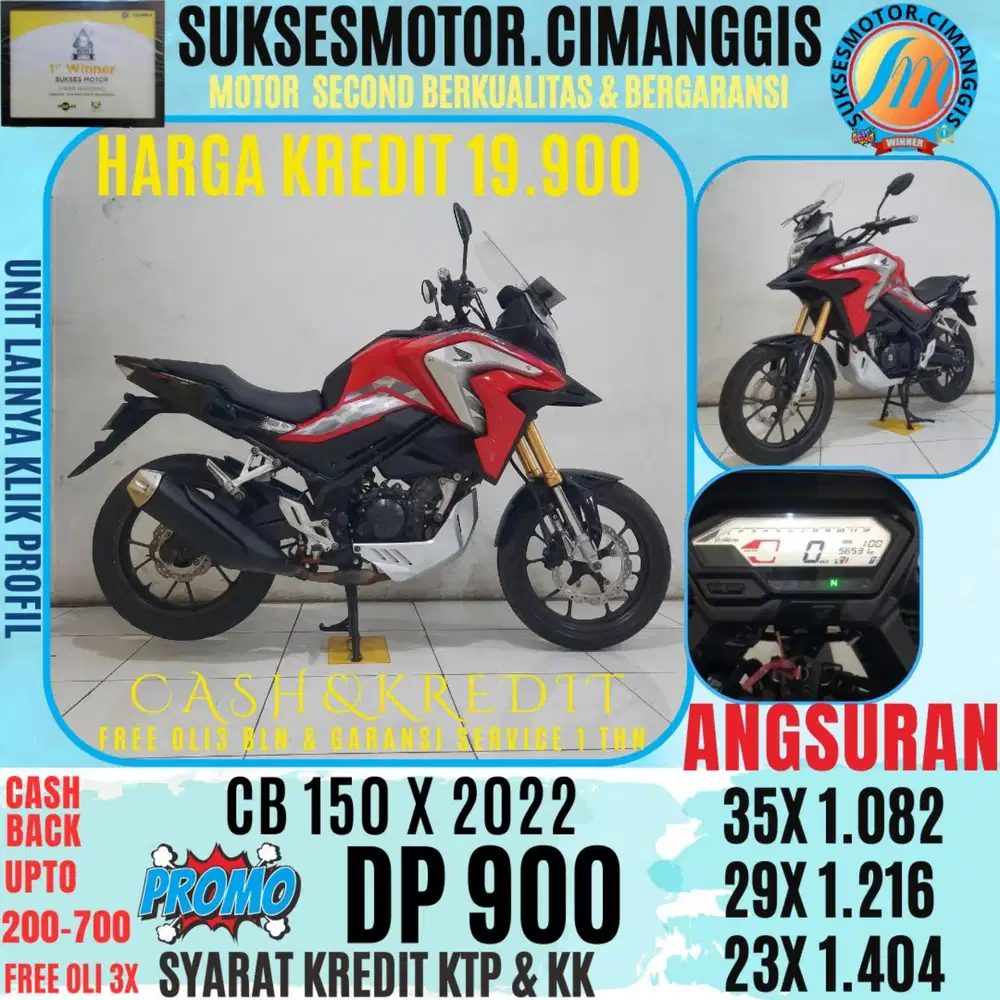 DP 900 CB 150 X CASHBACK UPTO 700 RIBUAN FREE OLI 3BLN
