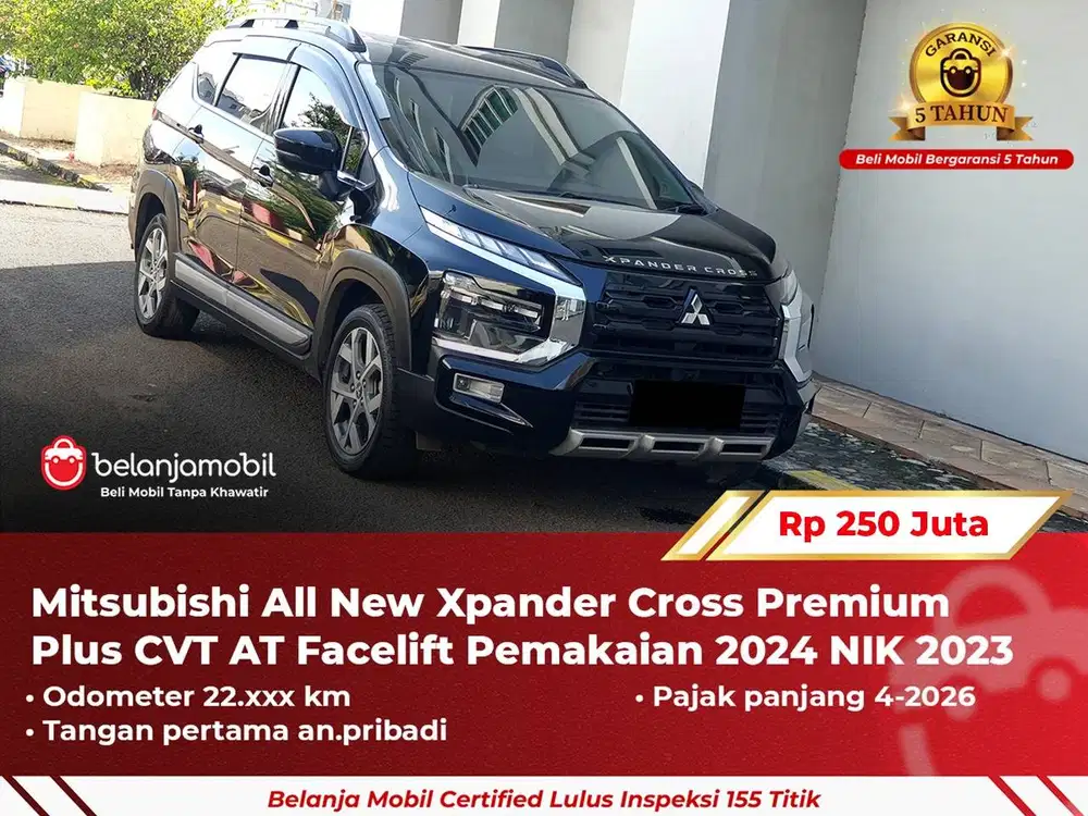 [ GARANSI 5TH ] Mitsubishi Xpander Cross Premium Plus 2023/2024