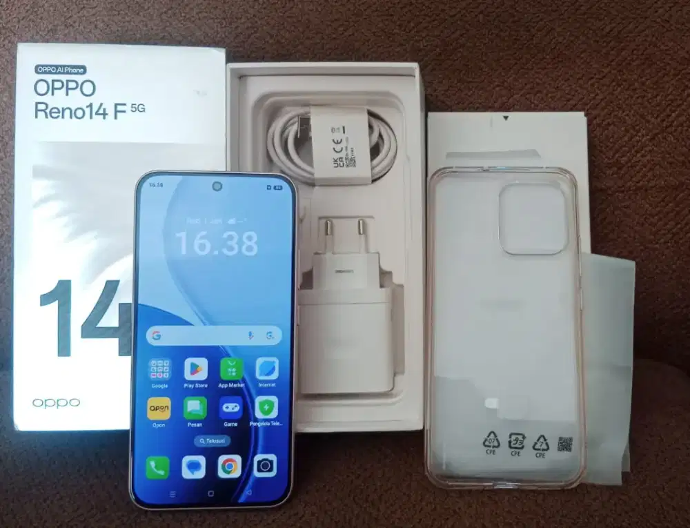 HP OPPO RENO 14F (5G) Ram 8/256gb FULLSET BOX GARANSI ON!!