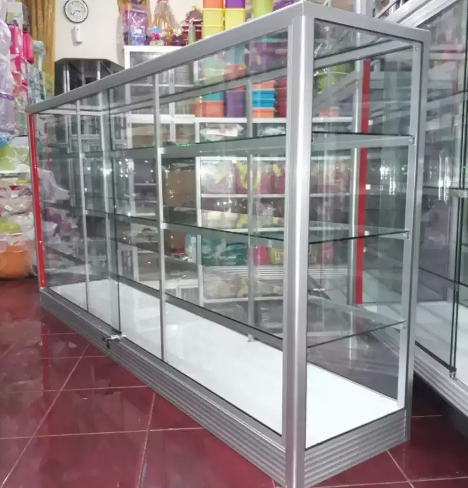 Di Jual Etalase 2M Barang Bagus || Kaca full 5mm