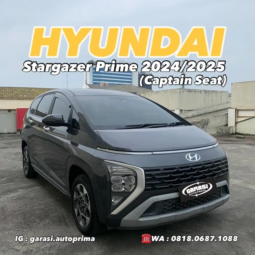Stargazer Prime 2024 pakai 2025 Captain seat