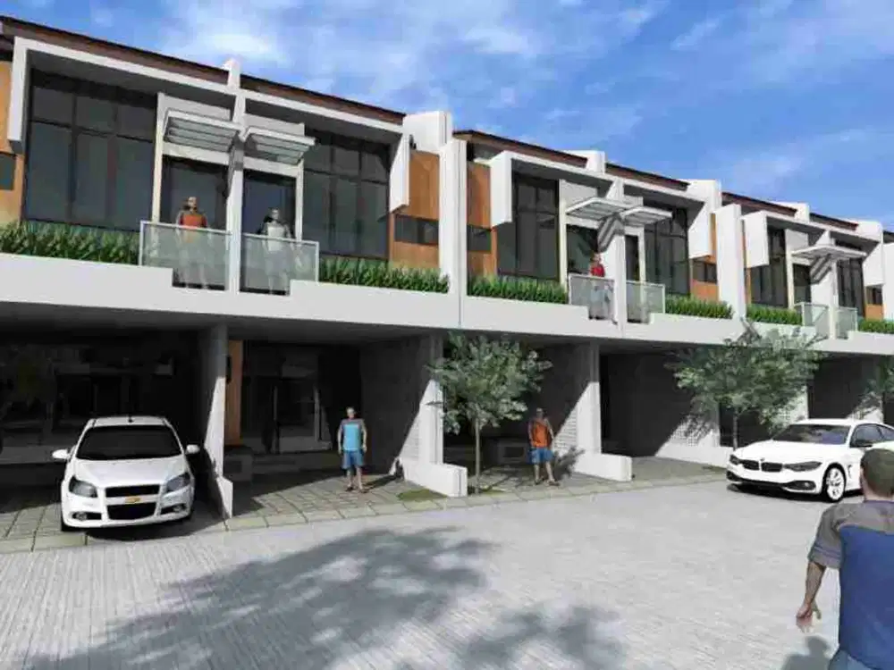 Rumah cluster di Ciracas kota Jakarta 2 lantai bebas banjir KPR strategis ke 500 meter ke stasiun LRT Ciracas dan pintu tol pasar rebo Jakarta Timur