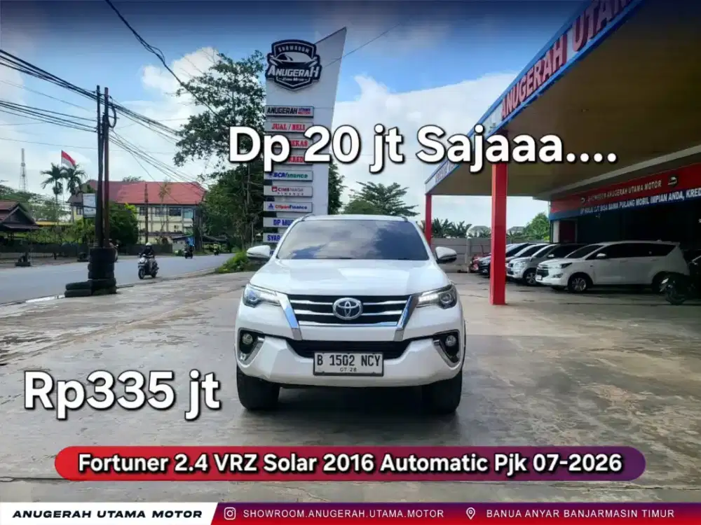 Dp20jt Fortuner VRZ 2016 Automatic Pjk07-2026