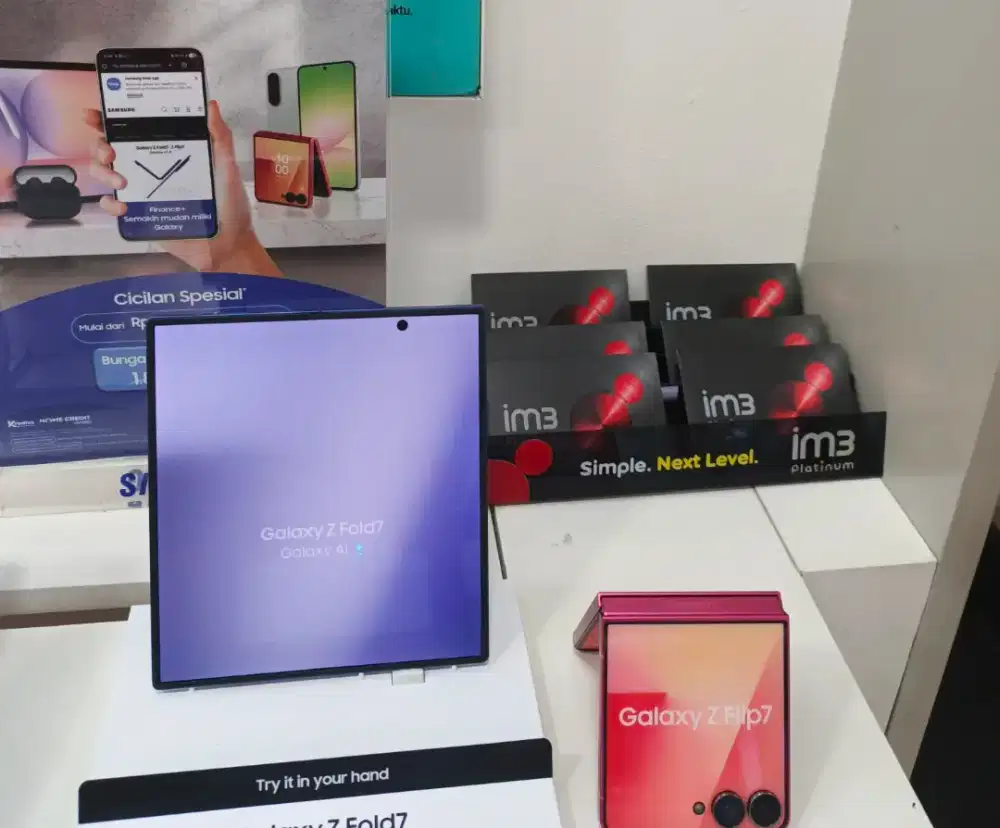 Buruan cuma di bulan ini HP samsung lagi ada promo triple zero