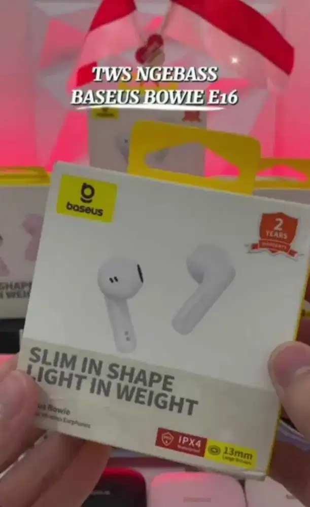 Headset Bluetooth - Baseus Bowie E16