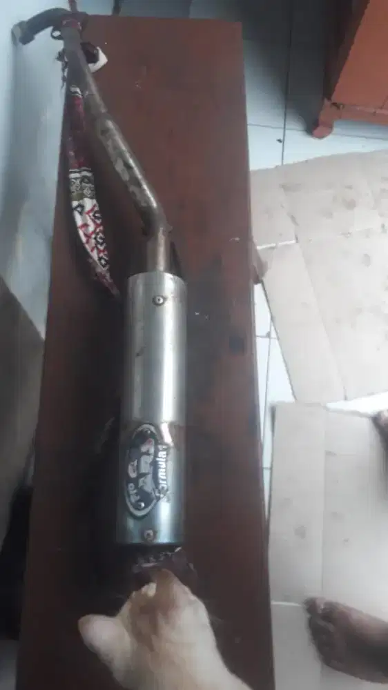 Knalpot racing ex motor bebek