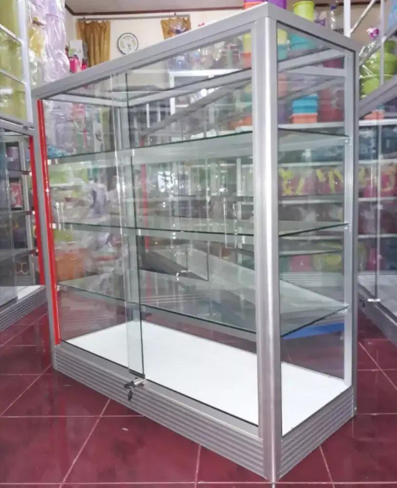 Etalase Panjang 1Mx1M Buat Warung dll.