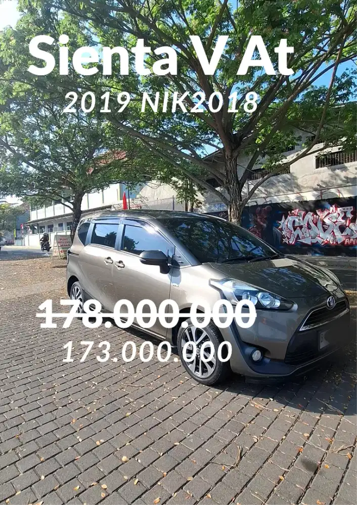 SIENTA V 2019 NIK 2018