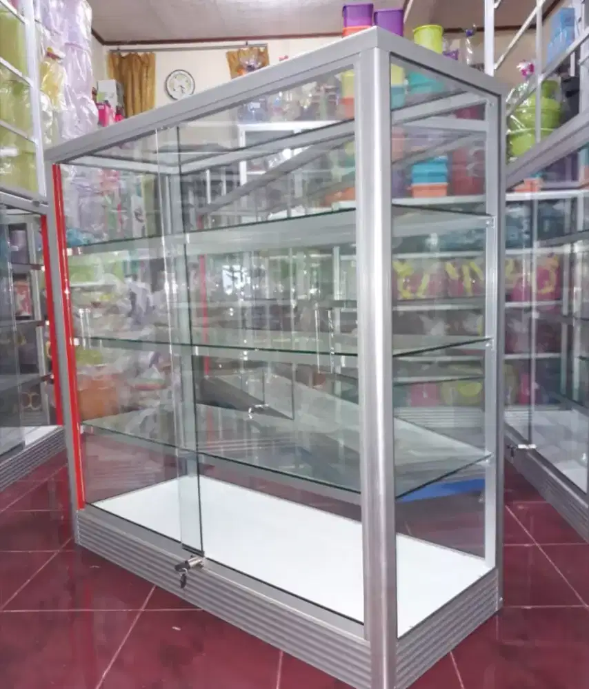 Etalase Panjang 1Mx1M Siap Kirim