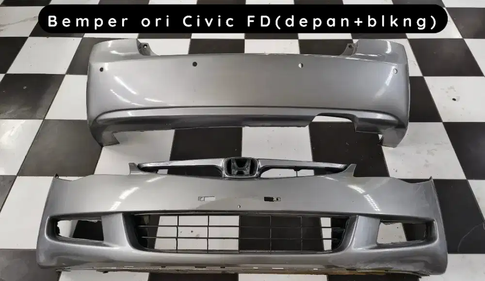 Dijual bemper dan kap Civic FD
