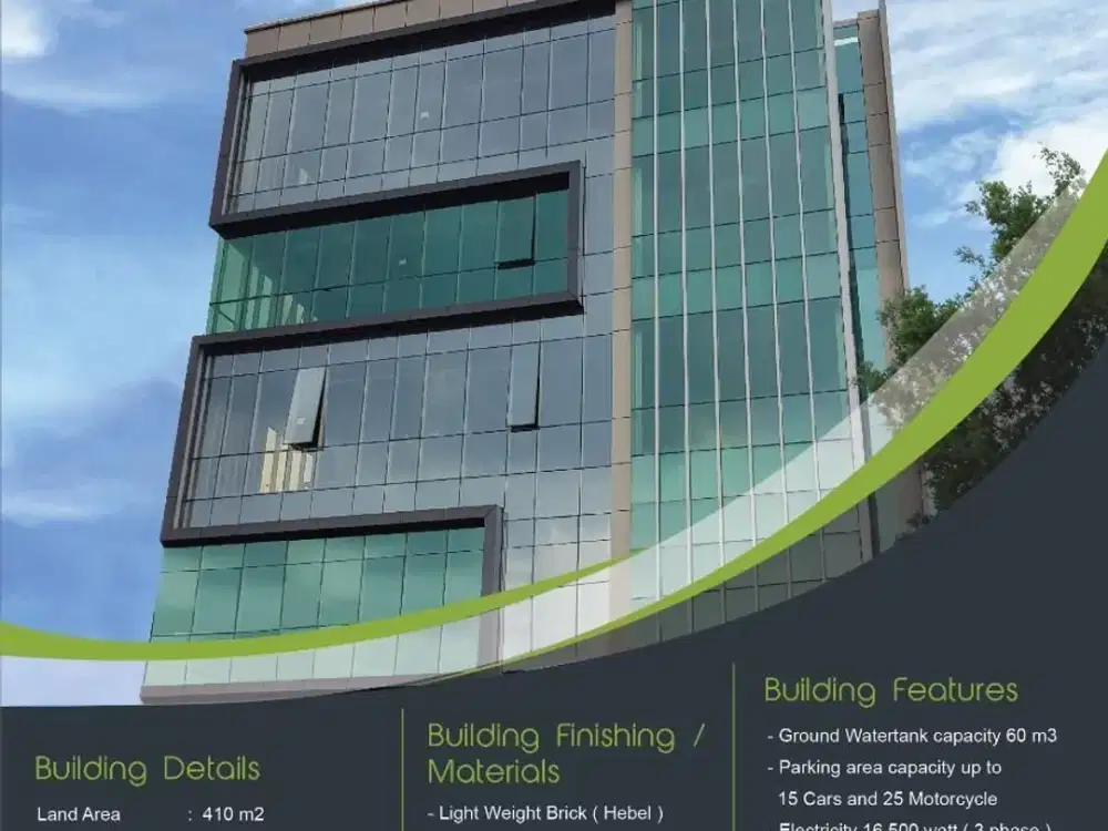 A57 Jual BU Gedung Mini Office Baru di Jalan Mampang Prapatan Raya