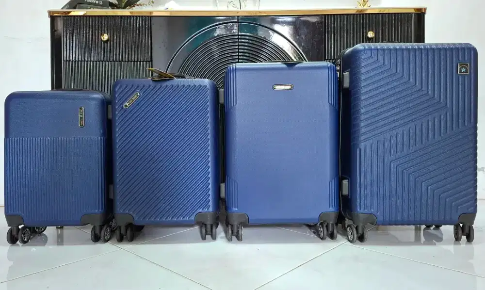 Baru travel koper polo hardcase fiber abs waterproof size 18 - 28 inch