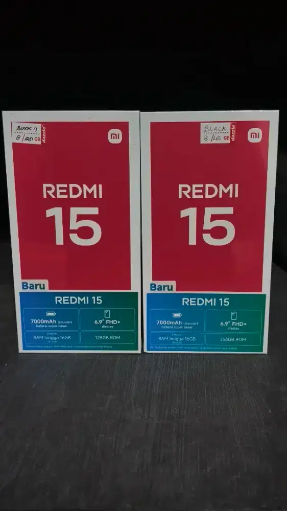 PROMO REDMI 15 8/128GB & 8/256GB