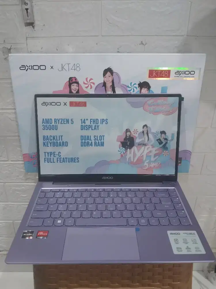 Cash / Kredit Laptop Axioo Hype 5 Lolipop Ryzen 5 Ram 8 GB SSD Resmi
