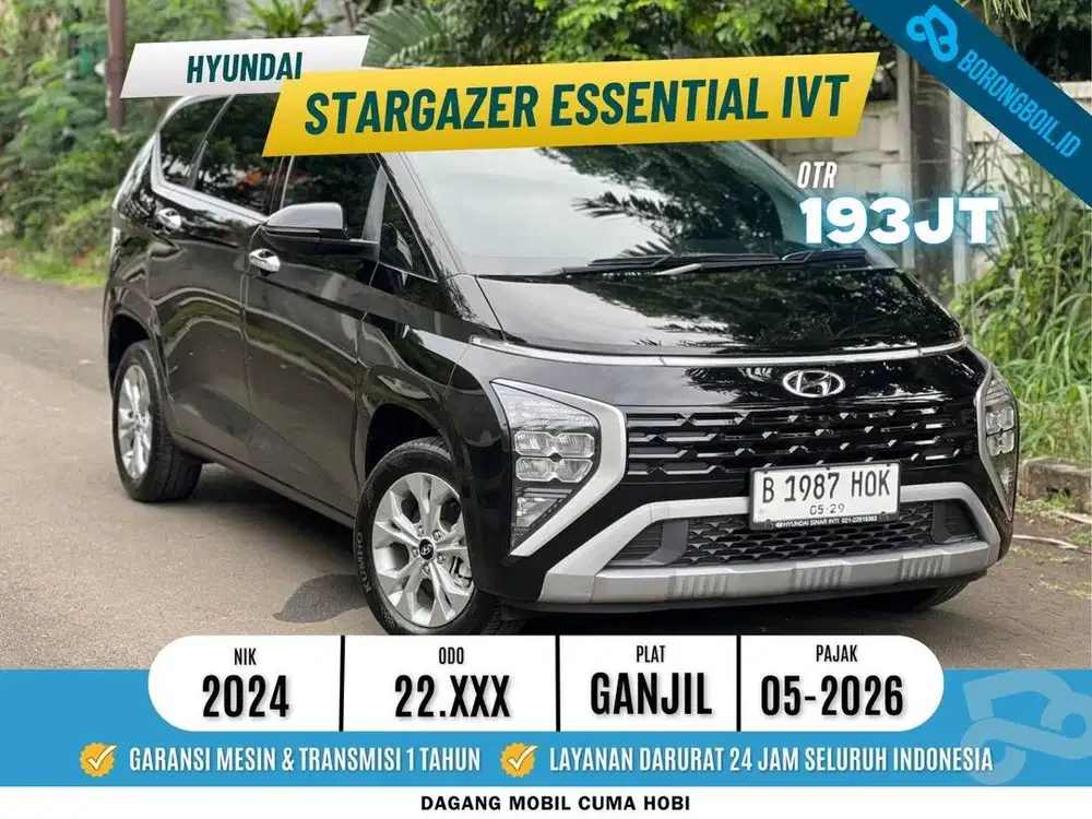 HYUNDAI STARGAZER ESSENTIAL IVT 2024 SIAP PAKAI
