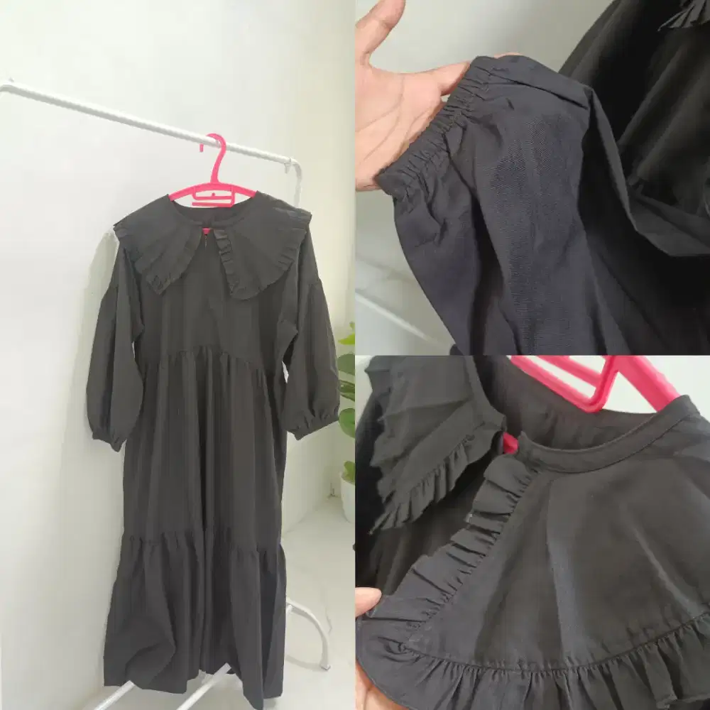 Midi dress hitam