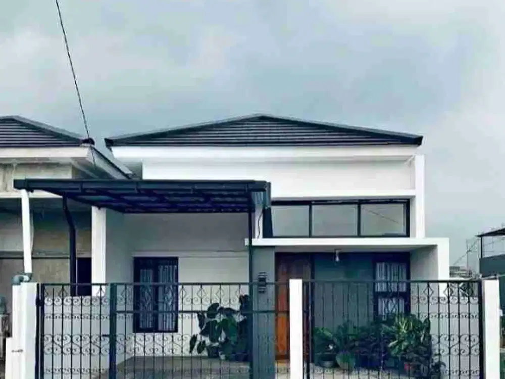 Rumah bebas banjir di buah batu ciwastra spek bata merah