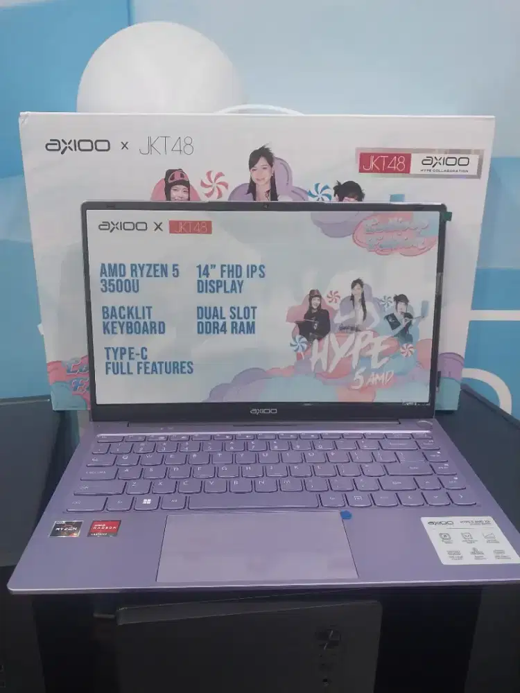 Cash / Kredit Laptop Axioo Hype 5 Lolipop Ryzen 5 Ram 8 GB SSD Resmi