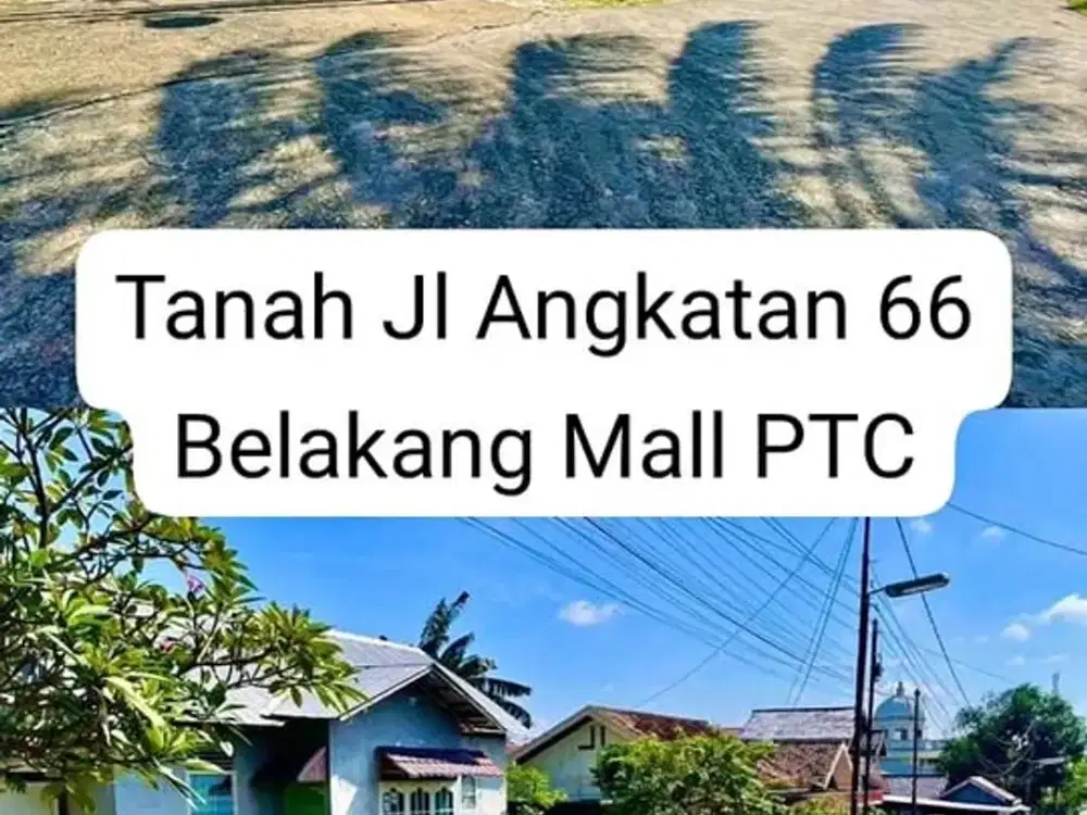 Tanah Sertifikat 5 menit ke PTC MALL PALEMBANG