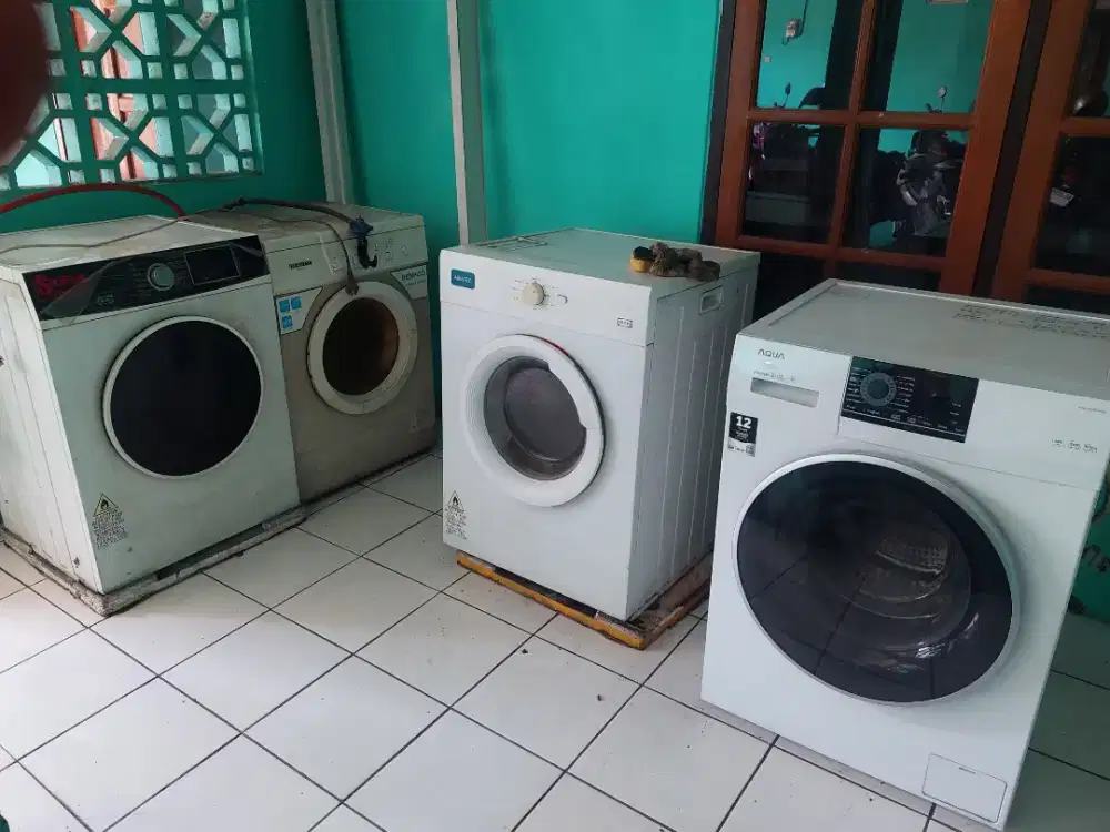 Jual mesin cuci & pengering konversi gas (eks laundry)