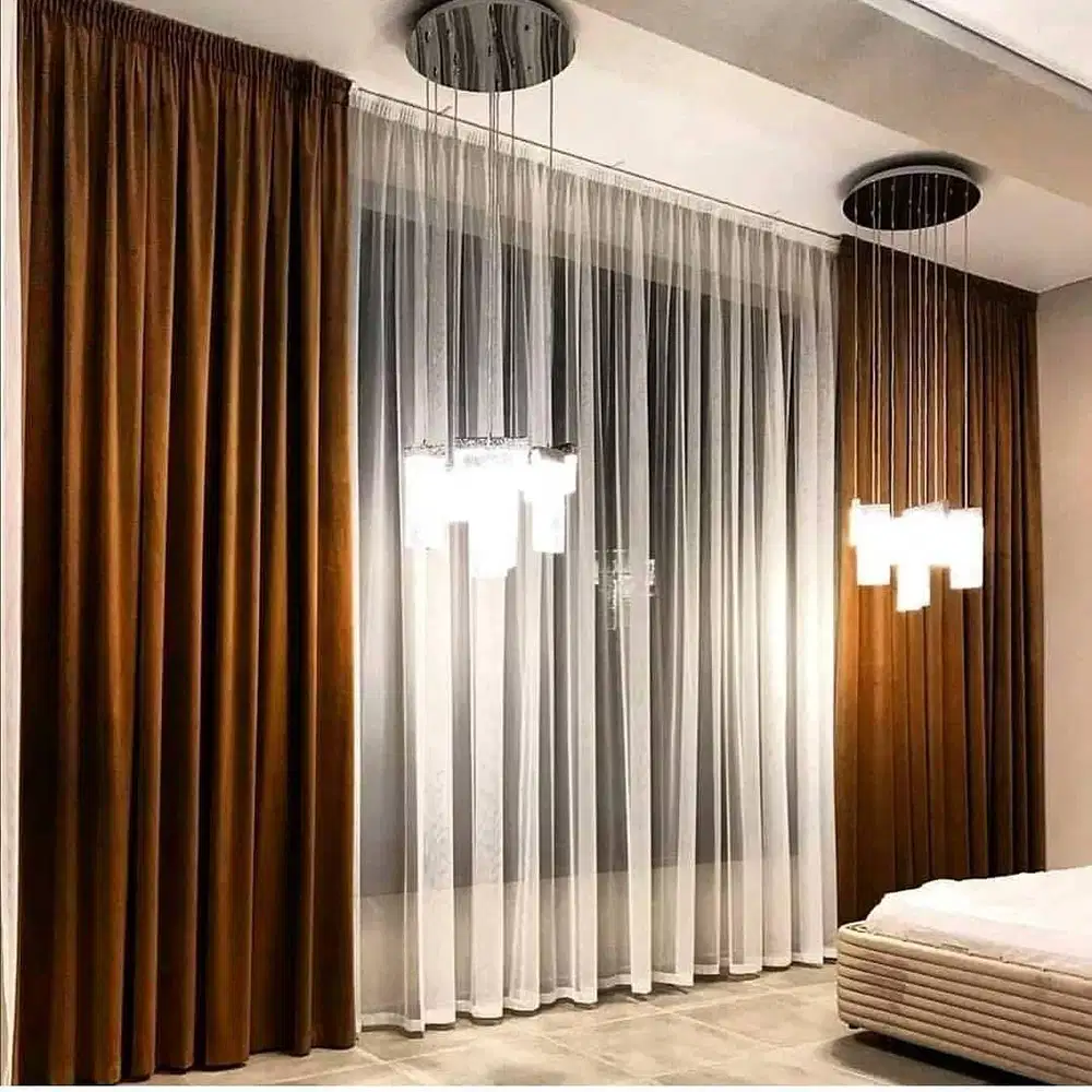 Dijual Gorden Blackout Pasang Skat Klinik Hordeng Gordyn Vitrase