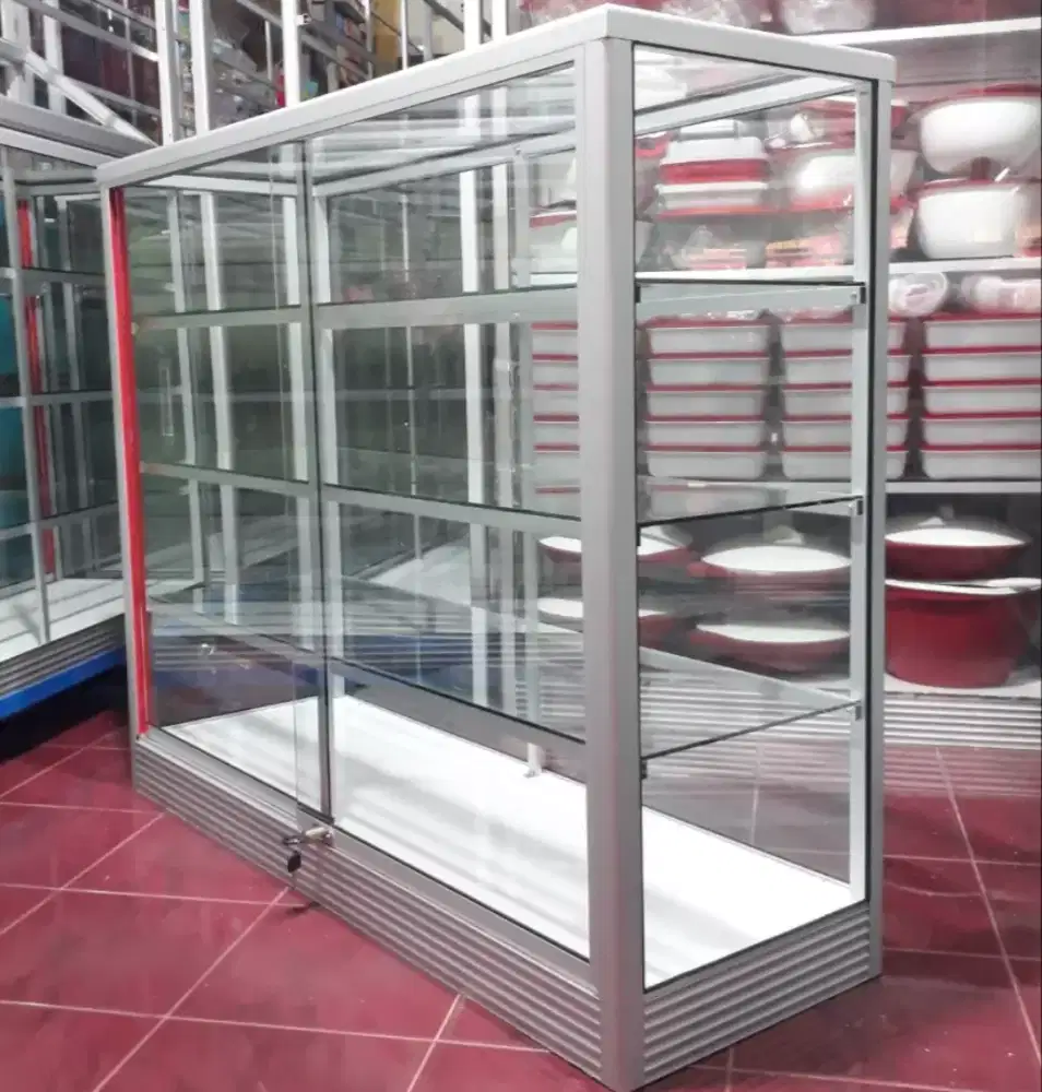 Etalase Kaca & Aluminium 1,2Mx1M