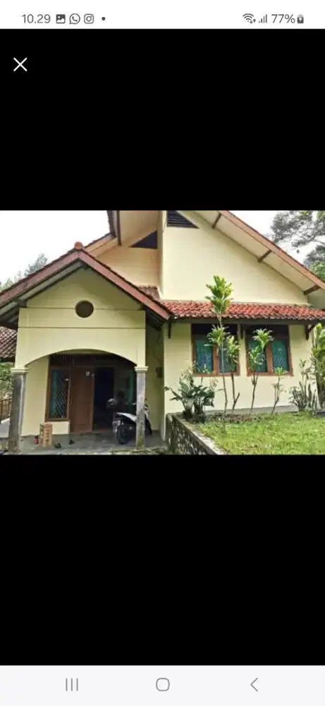 Dijual Tanah lengkap dengan rumah dan kolam ikan