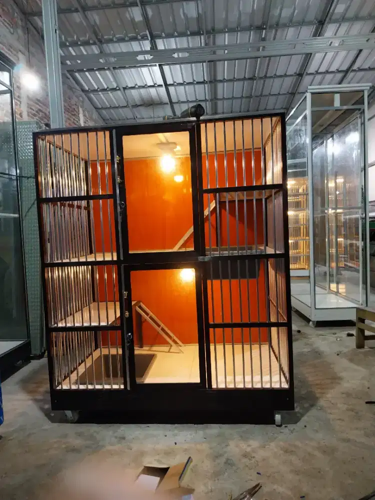 Jual kandang kucing alumunium