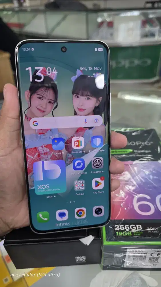 Infinix Hot 60 Pro+ ram 8/256gb Second Fullset min.pemakaian