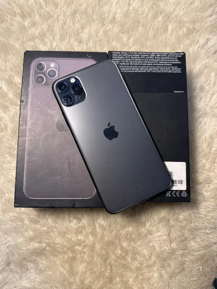 iPhone 11 Pro Max 64GB Space Grey - Eks Inter BH 88% Fullset