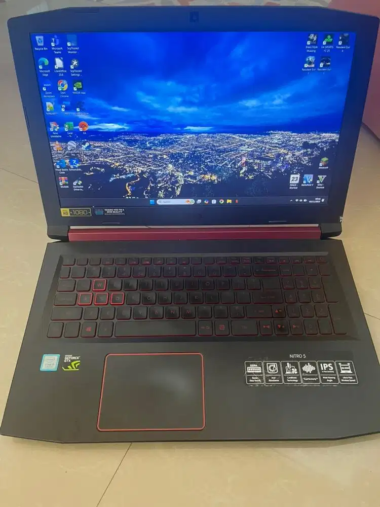 Laptop Gaming Acer Ram 16 GB