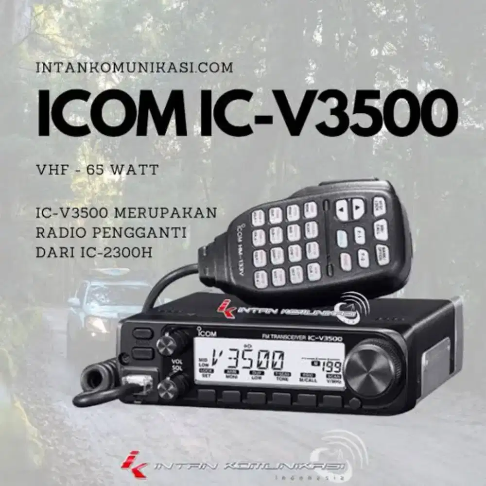ICOM IC-V3500 FM TRANSCIVER