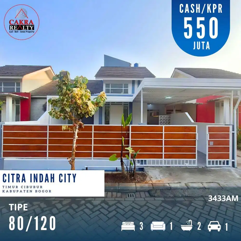 Rumah bagus siap huni di citra indah city