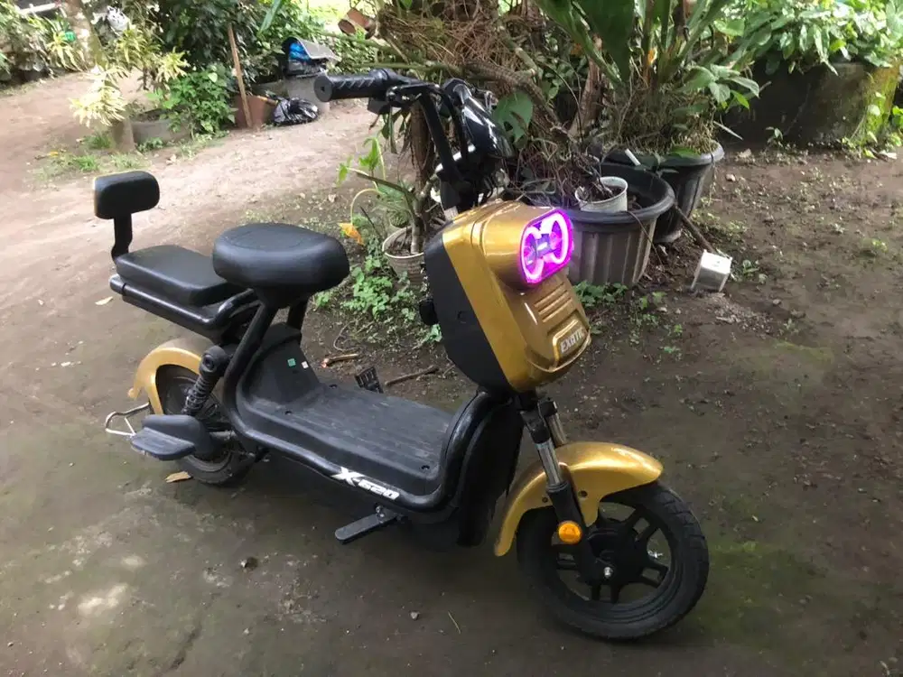 Sepeda listrik exotic X620 mulus jarang dipakai