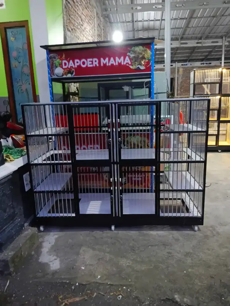 Kandang Kucing Alumunium