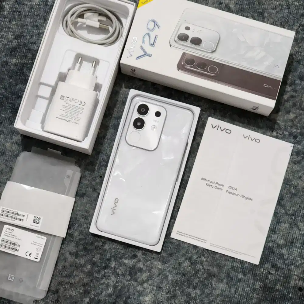 Vivo Y29 6/128GB White Garansi Resmi Indonesia Panjang ajuli 2026