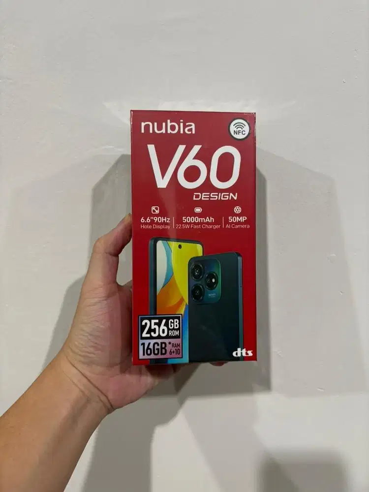 {BARU} Nubia V60 Design 6/256, SEGEL Garansi Resmi, Bisa COD