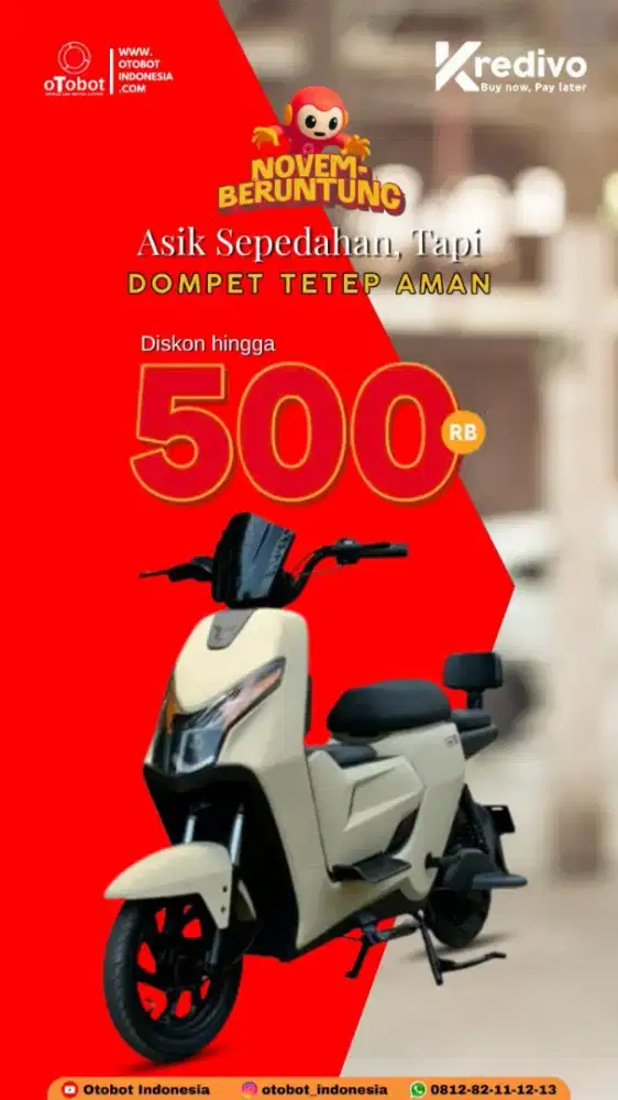 Sepeda listrik uwinfly M60 ADV